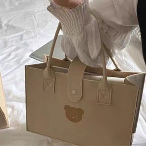 Túi Xách Nỉ Hình Gấu