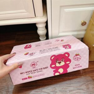 Giấy Gấu Dâu Thùng 10 Gói