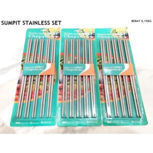 Set 5 Đũa Chống Trượt Inox