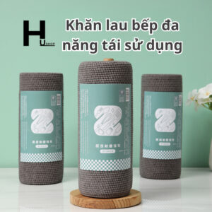Cuộn Khăn Lau Than Đen Đa Năng Hàn Quốc