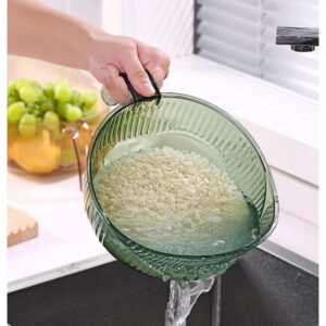 Rổ Vo Gạo Rửa Trái Cây Nhựa Xịn