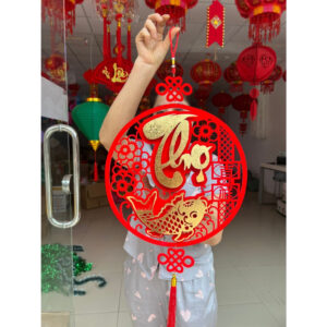 Liễn Treo Cá Chép Vàng