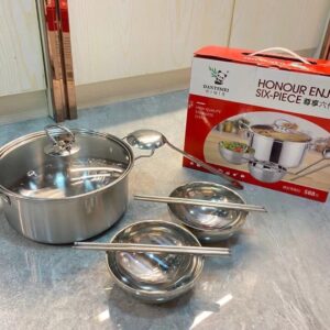 Set Nồi Inox Và Bát 6 Món