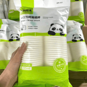 Set 50 Cốc/Ly Giấy Gấu 235ml