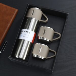 Bộ Bình Giữ Inox Nhiệt Kèm 2 Cốc