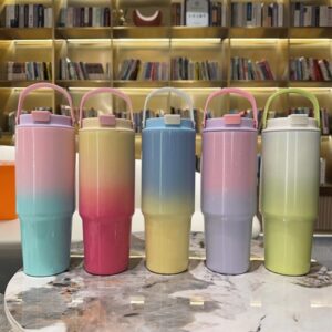 Ly Giữ Nhiệt 900ml Pha Màu Kèm Tem Starbuck