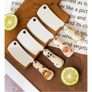 Dao mini lưỡi thép họa tiết