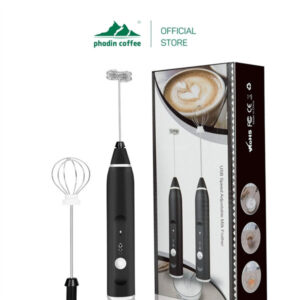 Máy tạo bọt cafe đánh trứng mini 2 trong 1