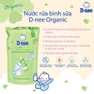 Dnee Súc Bình Sữa Thái Loại Túi 550ml (Thùng 12 Túi)