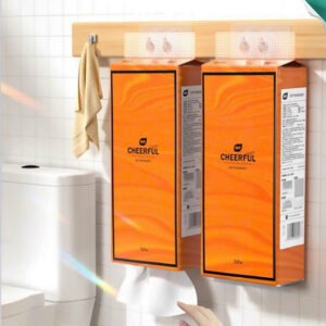 Thùng 4 Túi Giấy Rút Treo Tường CHEERFUL 1280 tờ nội địa trung