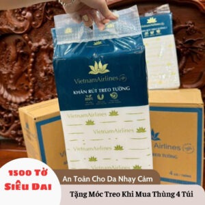 Thùng 4 Bịch Giấy Treo Hàng Không 1500 Tờ