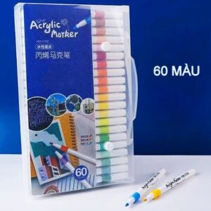 Bút Màu Nước Acrylic Loại Túi 60 Màu