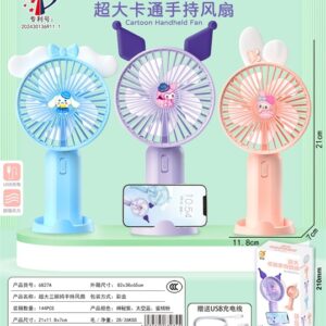 Quạt Tích Điện Có Giá Đỡ Đủ Màu Mã 6827