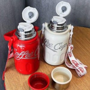 Bình Giữ Nhiệt Inox Coffee Cup Dây Đeo 1200ml