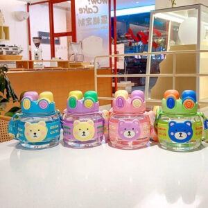 Bình Nhựa Trẻ Em Hai Ống Hút 1000ml