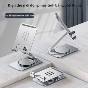 Kệ Đựng Điện Thoại Ipad Đế Xoay Tròn 360 Độ (Thùng 120 Cái)