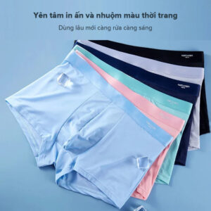 Quần Lót Nam Boxer Thun Lạnh Combo 4 Cái Cao Cấp