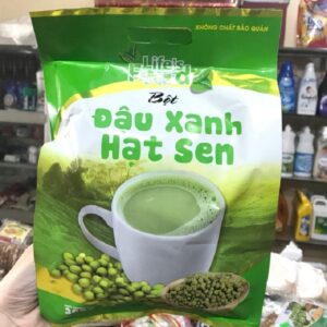 Bột Đậu Xanh Hạt Sen (Thùng 28 Gói)