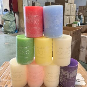Nến Thơm Thái Lan Đủ Màu Kích Thước 5x7,5cm (Thùng 96 Cái)