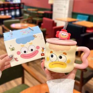Cốc Ly Sứ Mặt Hề 400ml