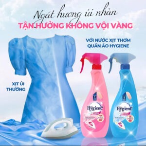 Xịt Thơm Quần Áo Hygiene 550ml