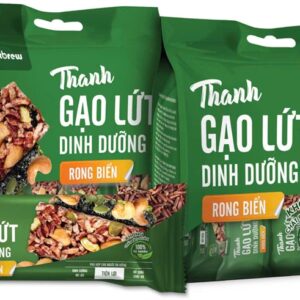 Thanh Gạo Lứt Dinh Dưỡng Rong Biển và Chà Bông