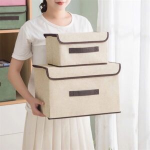 Set 2 Hộp Đựng Quần Áo Có Nắp Đậy