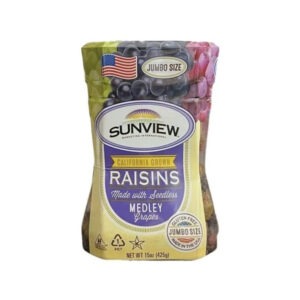 Nho  Sunview Raisins Hàng Mỹ Bao Bì Mới
