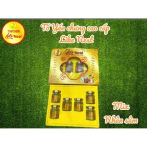Yến Sào Chưng Like Nest Nhân Sâm Màu Vàng Hộp Lớn Xách