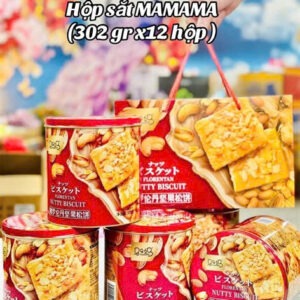 Bánh Quy Hạt Quả Hạch Hộp Sắt