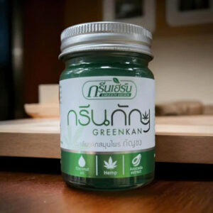 Cù Là Thảo Dược Thơm GreenKan Màu Trắng (Thùng 36 lốc x 6 hủ x 50g)
