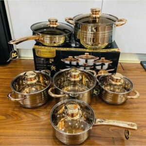 Bộ Nồi Đức 6 Món Inox Cao Cấp