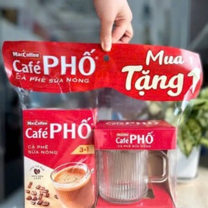 Cà Phê Sữa Nóng Cà Phê Phố  (Tặng kèm ly)