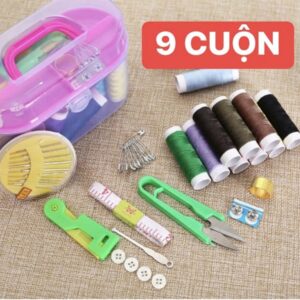 Hộp Kim Chỉ Tròn 9 Cuộn