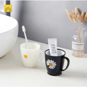 Cốc Bàn Chải Hoa Cúc 350ml