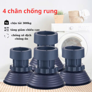 Bộ 4 Chân Chống Rung Máy Giặt Tủ