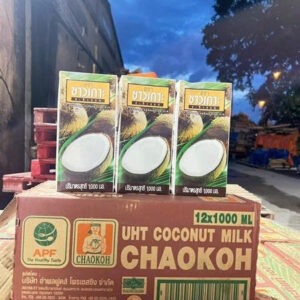 Nước Cốt Dừa Chao Koh 1000ml Date T11/2026 (Thùng 12 Hộp)