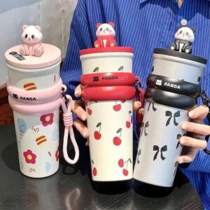 Bình Giữ Nhiệt Inox Gấu Trúc 710ml