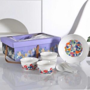 Set Bát Sứ Tu Lip 13 Chi Tiết