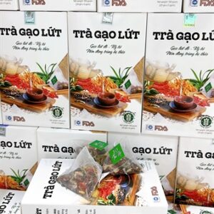 Trà Gạo Lứt Đỏ, Kỷ Tử, Nấm Đông Trùng
