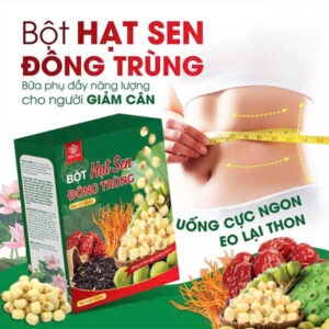 Bột Hạt Sen Đông Trùng