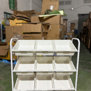 Giá Kệ Đựng Đồ 3 Tầng 9 Ô