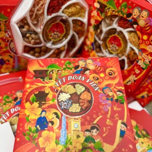 Hộp Mứt Khô Mix Vị Tết Đoàn Viên