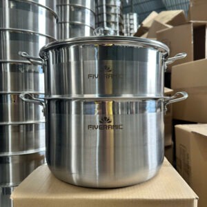 Nồi Xửng Hấp Size 26cm Fiveramic Full VAT