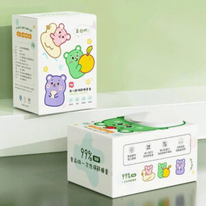 Hộp 100 Màng Bọc Thực Phẩm Gấu Xanh Có Xuất Hóa Đơn